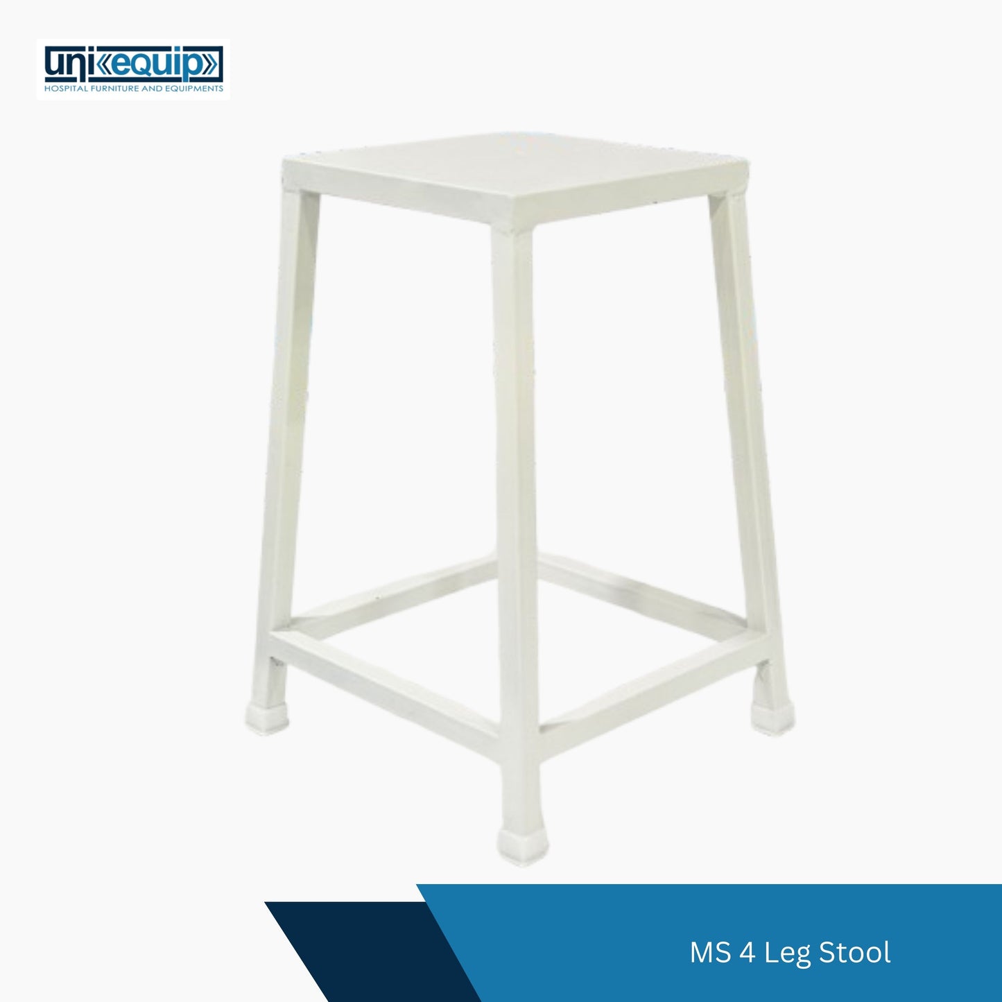 Uniequip MS 4 Leg Doctor Patient Stool for Medical use