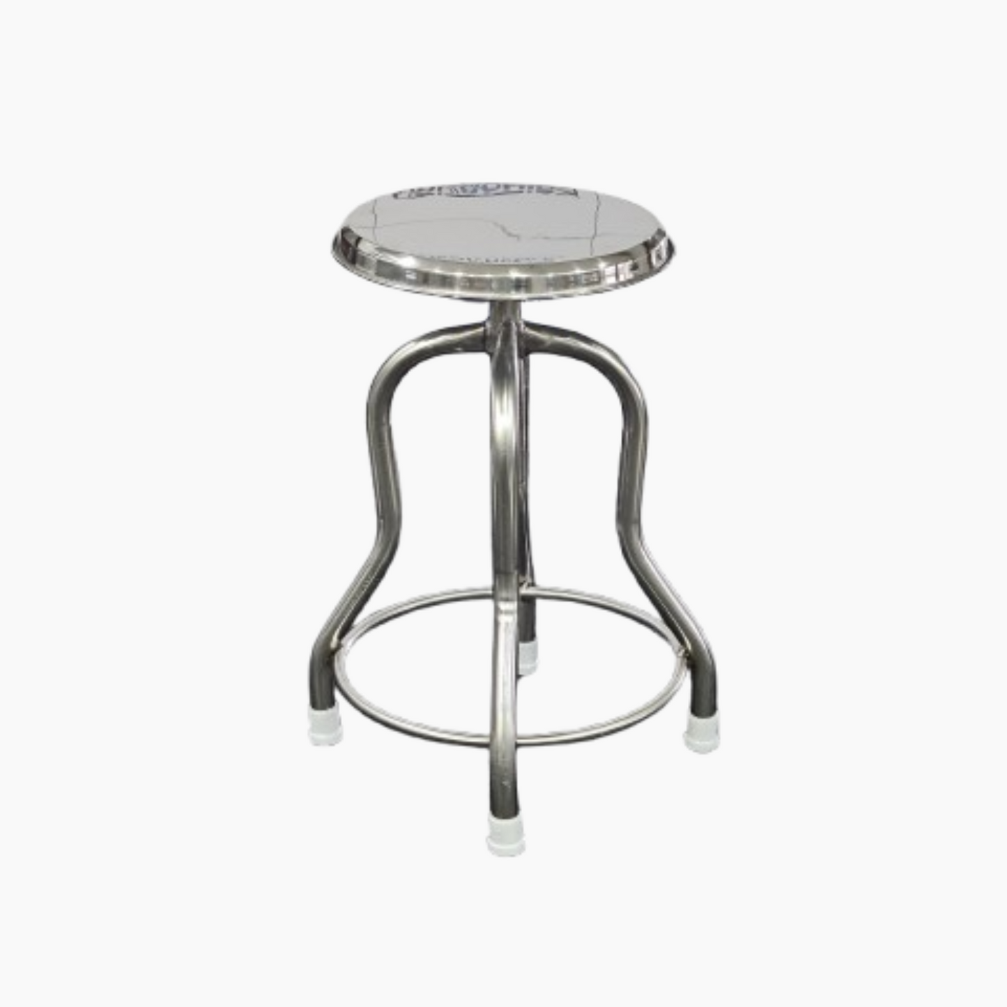 Uniequip SS 4 Leg Revolving Doctor Patient Stool for Medical use