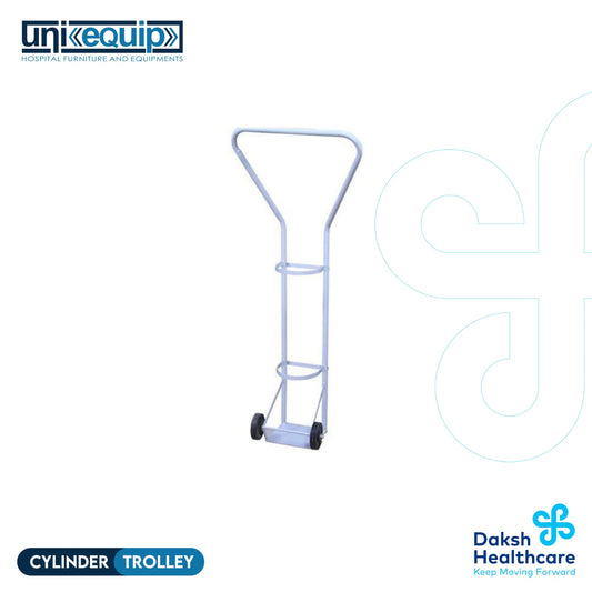 Uniequip Small and Jumbo Cylinder Trolley for Hospital / Clinic and Home use